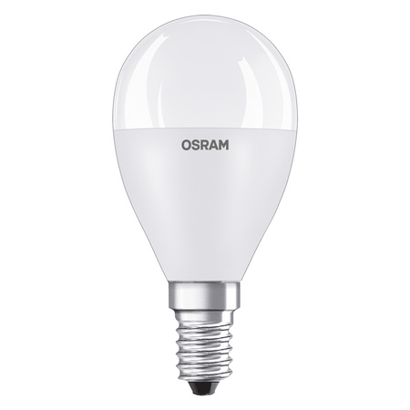 LED antibakteriální žárovka P47 kapka E14 7W = 60W 806lm 4000K neutrální bílá 180° Antibacterial Classic Osram