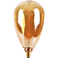 Dekorativní LED žárovka E27 FILAMENT S173 4W 260lm 1800K Teplá bílá 320° DecoVintage Amber GOLDLUX (Polux)