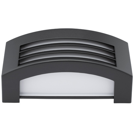 Zahradní nástěnné svítidlo. elevace. venkovní svítidlo E27. tmavě šedá IP54