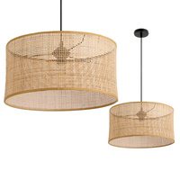 Bambusová dekorativní závěsná lampa E27 Renni Kobi