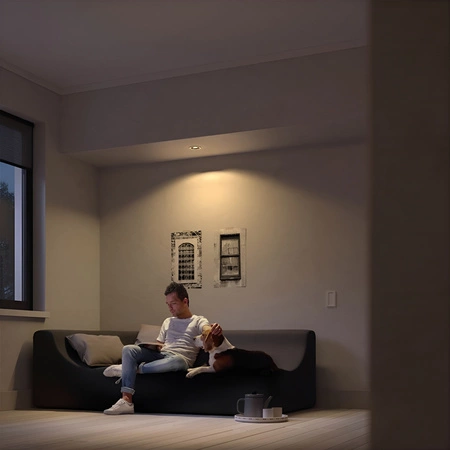 LED Milliskin zapuštěná pod omítku 4,2W CCT kulatá pohyblivá PHILIPS HUE Bluetooth
