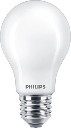 LED žárovka E27 A60 7.5W = 60W 806lm 2700 Teplá bílá Filament Milky PHILIPS Stmívatelné
