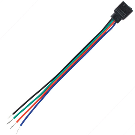 Konektor pro 4PIN RGB LED pásek s 10mm kabelem