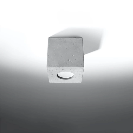 Povrchová montáž QUAD GU10 Spot Cube Industrial Grey SOLLUX