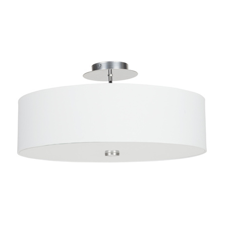 VIVIANE 6391 Nowodvorski Stropní svítidlo Bílá 3xE27 Kulaté stropní svítidlo Materiál+Sklo+Ocel 50 cm Moderní