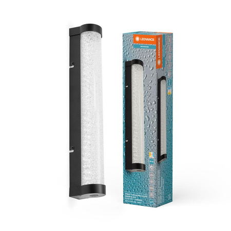 Koupelnové svítidlo LED Nástěnné svítidlo nad zrcadlo Stmívatelné 9W 820lm CCT Černá IP44 40cm Obris Ledvance