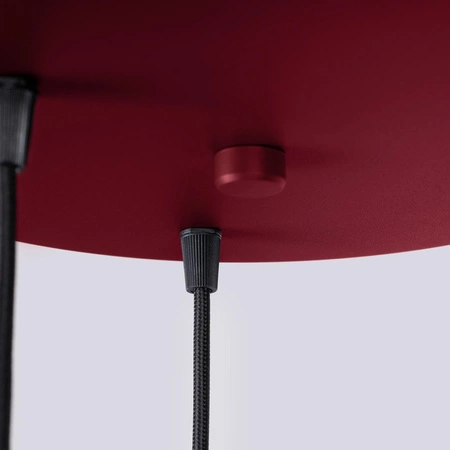 Stropní závěsné svítidlo 3x G9 Round Maroon Modern Matte Halo Sollux