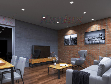 Čtvercové halogenové stropní svítidlo APRILA MR16 GU10 matná bílá IP20 Kanlux