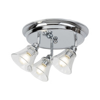 LED stropní svítidlo do koupelny E14 IP44 Chrome Classic Antoine Rabalux