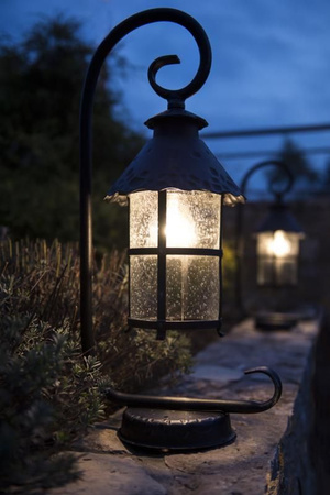 Venkovní závěsná LED zahradní lampa Toledo K 1018/1/R E27 Su-Ma