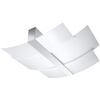 Stropní svítidlo CELIA 3xE27 Modern White Chrome SOLLUX pro povrchovou montáž