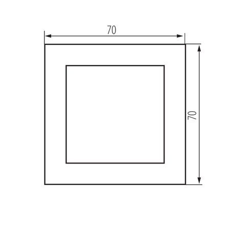 Miniaturní instalační pouzdro IP40 bílé OFFICE Kanlux