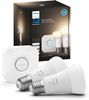 2PAK LED žárovka E27 A60 9,5W 2700K Warm PHILIPS HUE White Bluetooth Zigbee + Hue Bridge