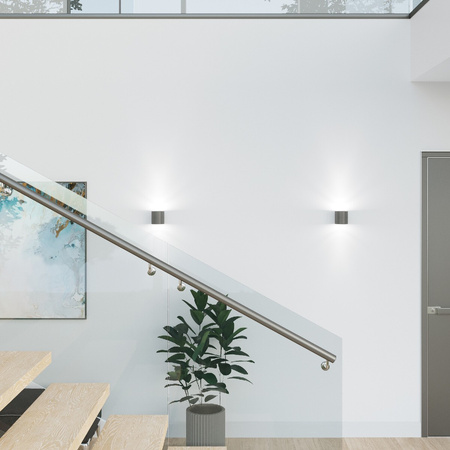 SOLLUX LED ORBIS G9 Nástěnné svítidlo Up Down Anthracite