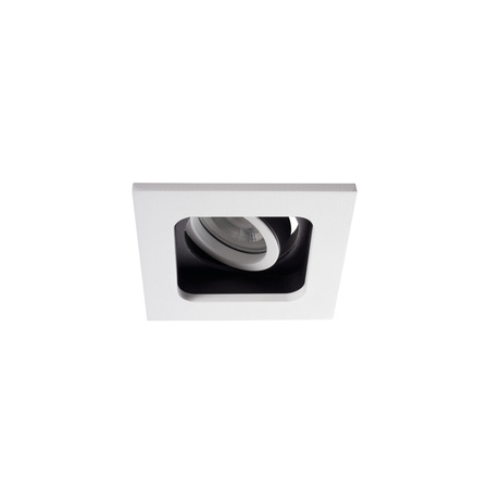 Skryté stropní svítidlo REUL GU10/GU5.3 Square Movable White/Black KANLUX