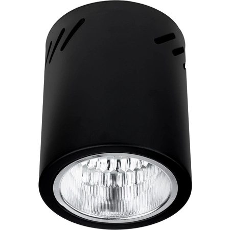 Povrchové svítidlo E27, TUBA SPOT Stálá Kulatá Černá APUS 13 LUMILED