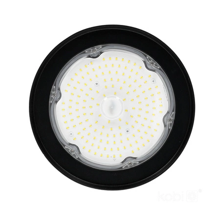 Průmyslové svítidlo LED High Bay 100W 14000lm 4000K Neutral Black IP66 IK10 Rio Pro Kobi