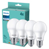 4x LED žárovka E27 A60 10W = 75W 1055lm 4000lK neutrální bílá Milk PHILIPS