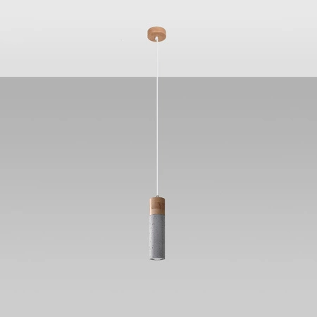 ZANE GU10 Závěsné stropní svítidlo LED šedé SOLLUX