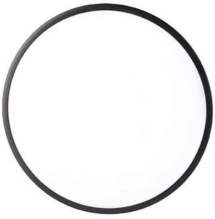 Stropní LED stropní svítidlo nástěnné svítidlo kulaté 3960 lm 50W 4000K IP22 černá