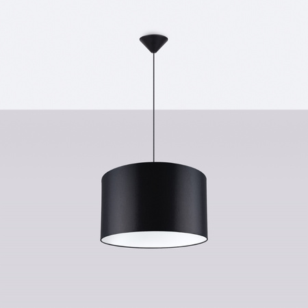 NOVA 40 E27 Black Minimalistické stropní závěsné svítidlo SOLLUX