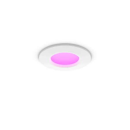 LED panel zapuštěný do podhledu 8,3 W 1000 lm IP44 Bílé a barevné ambiance RGB + TW White Smart SMART Zigbee Bluetooth Slim Downlights Philips HUE