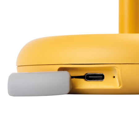 Stolní stolní lampa Školní kancelářská noční lampa Nastavitelná LED 1,7W 140lm 3000K Teplá žlutá IP44 Dobíjecí Fluxy Kanlux