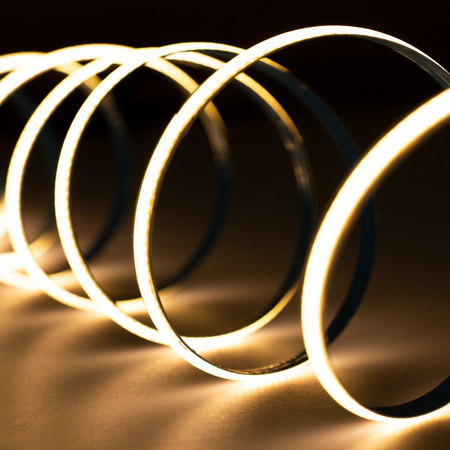 LED pásek COB, 12V 50W 1920LED NEON Teplá bílá 8mm 5m LUMILED