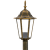 LIGURIA-LT Stojací zahradní lampa 1xE27 vysoký sloup 96cm patina - GOLDLUX (Polux)