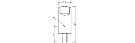 LED žárovka G4 1,5W = 20W 200lm 2700K Warm 320° 12V Ledvance