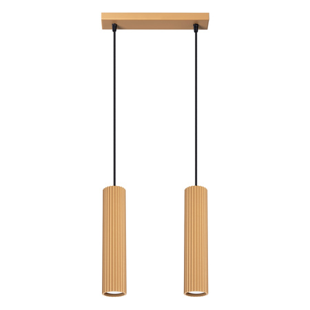 Stropní závěsné svítidlo Tuba Spot 2x GU10 Gold Carbon Deep Space SL.1555 Sollux