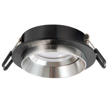 Bodové svítidlo MR16 Black Silver 12 V LIKA Sanico Goldlux Svítidlo pro zápustnou montáž