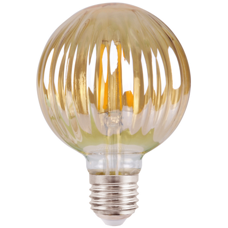 LED žárovka E27 G100 4W 450lm 2700K Teplá bílá GOLDLUX Vintage Jantar Dekor.