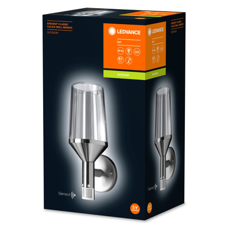 Nástěnné svítidlo E27 fasádní nástěnné svítidlo Endura CALICE WALL LEDVANCE Motion Sensor