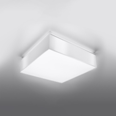 Svítidlo pro povrchovou montáž HORUS 4xE27 Plafond Square 55cm Modern White SOLLUX