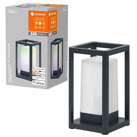 Chytrá venkovní LED stolní lampa RGB+W WIFI SMART+ POWERBANK USB FRAME STŮL LEDVANCE