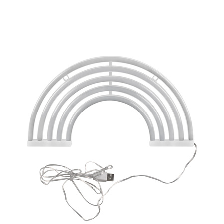 Dekorativní LED lampa na baterie 3W White Neon Sanico Goldlux