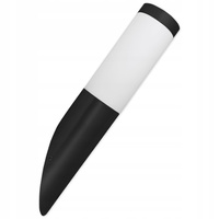 Zahradní nástěnná lampa E27 Elevation. ÚHLOVÝ SLOUP. Černá trubice