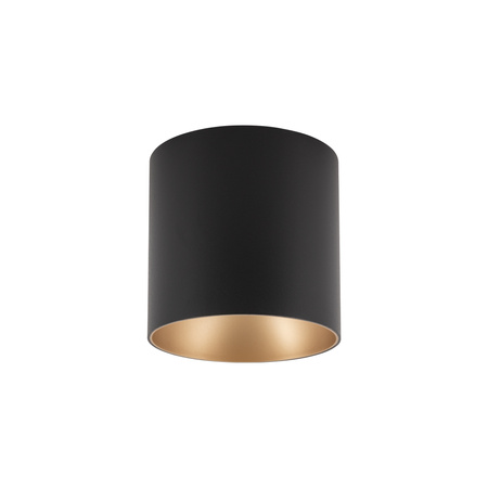 Přisazené svítidlo EYE TONE 8931 Nowodvorski Černá a stříbrná GU10 Stropní trubice Aluminium Minimalist