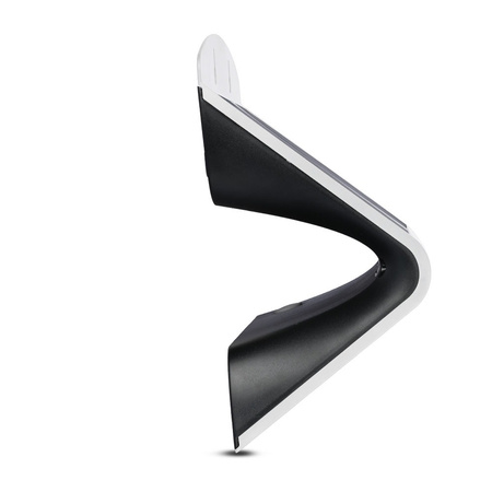 6.8W LED solární nástěnná lampa 4000K s pohybovým senzorem bílá + černá VT-767-7 V-TAC