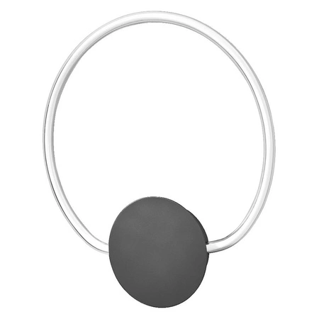 LED nástěnné stropní svítidlo Povrchová montáž svítidla 10W 800lm CCT Dekorativní šedá černá Aura Ledvance