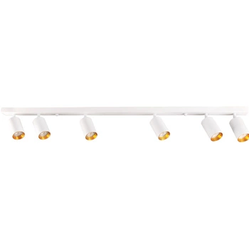 Pásové svítidlo Stropní a nástěnné LED svítidlo 6 x GU10 MARIBEL White GOLDLUX (Polux)
