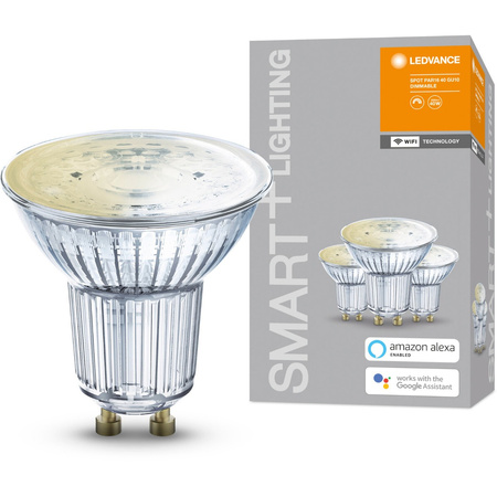 3x LED žárovka GU10 5W 350lm 2700K Teplá bílá LEDVANCE SMART WiFi Stmívatelné