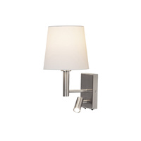 Nástěnná lampa E27 3W 180lm 2800K Chrome Classic Harvey 6539 Rabalux