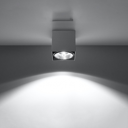 Svítidlo pro povrchovou montáž BLAKE GU10 Halogen Spot Tuba Cube Grey SOLLUX