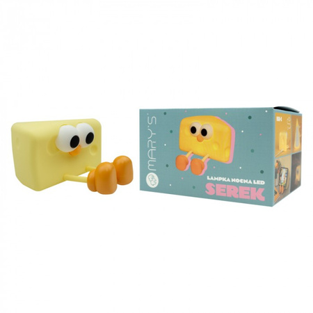 Dětské noční světlo LED 1W 3000K Warm USB dobíjecí 1200mAh žluté MARY'S SEREK