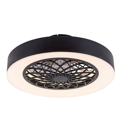 Plafond LED stropní svítidlo 35W 1600lm 3000-6000K černá moderní Adonias Rabalux