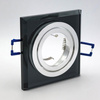 Zápustná montáž GU10 Halogenové zapuštěné bodové pletivo Black Square Kobi