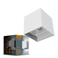 Zahradní nástěnná lampa Venkovní LED fasádní lampa 6W 580lm 2700k teplá bílá ERIC Videx