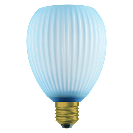 LED žárovka E27 Oval 3,5W 300lm 2700K teplá bílá Decorative Blue Osram